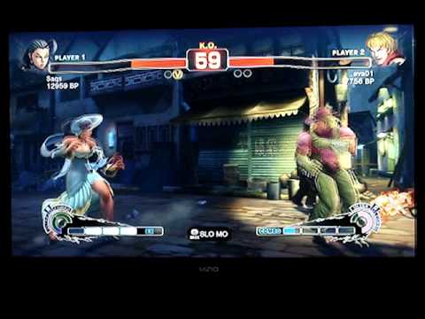 SSF4: Saqs (Rose) vs eva01 (Ken) - GAF XBL 3 vs 3 Team Tourney - Set 1