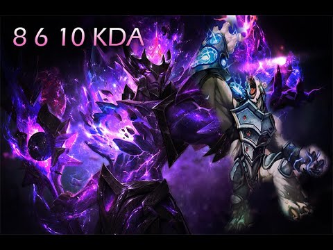 Jarvan 4 climbing preason carried by a Volibear