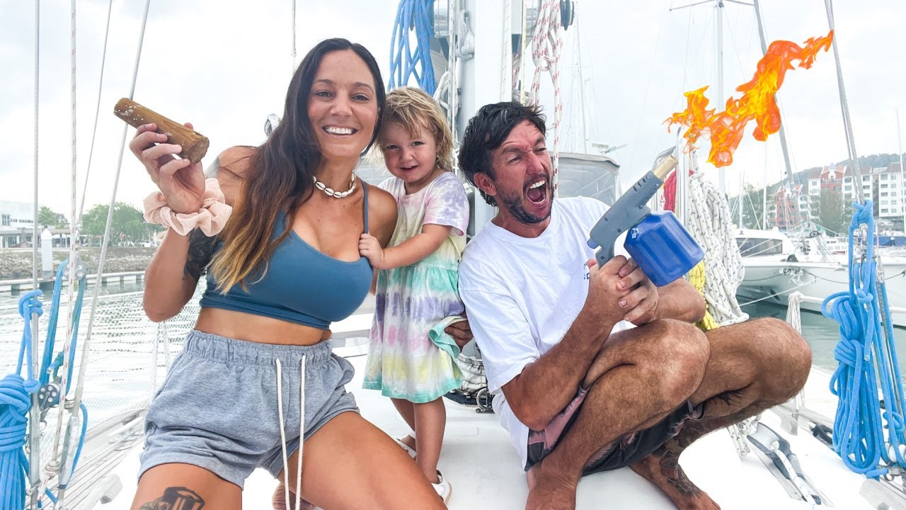 BOAT LIFE: Bung's & a FLAME THROWER... Ep 315