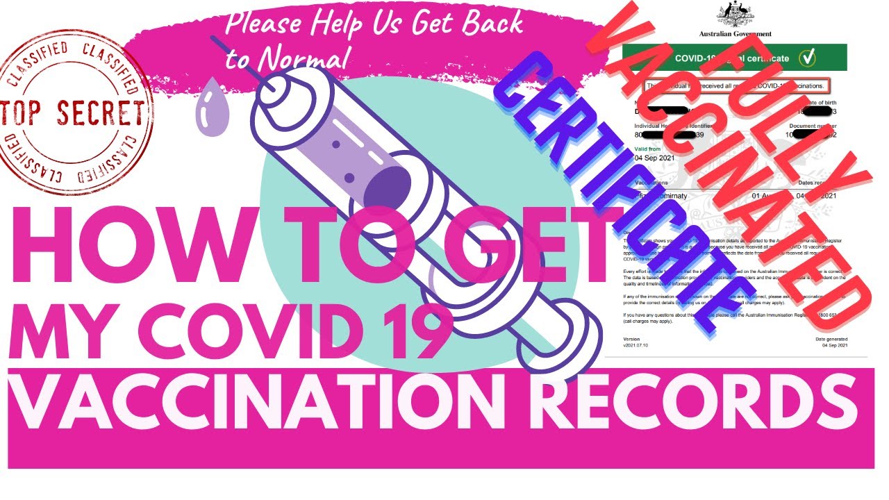 How to Get My COVID 19 Vaccination Records -Real Example of Fully Vaccinated Digital Certificate PDF