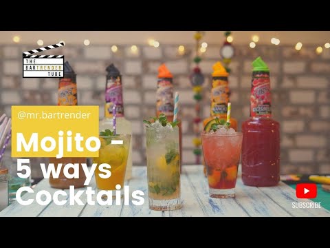 How to make a Mojito + 5 summer fruity twists | The BarTrender Tube