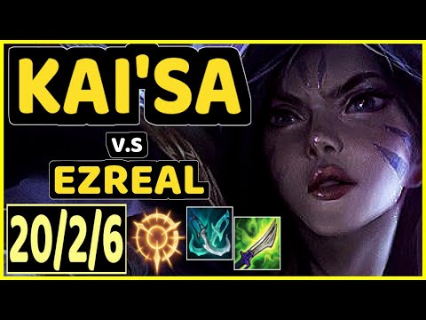 K1NG (KAI'SA) vs EZREAL - 20/2/6 KDA BOTTOM ADC CHALLENGER GAMEPLAY - OC