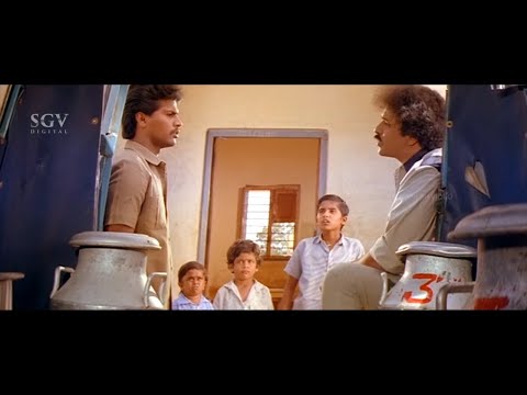 Ravichandran Stops The Illegal Transfer Of School Food To Hotel - Halli Mestru Kannada Movie Part 7