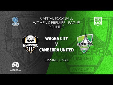 2019 Capital Football Women's - Round 3 - Wagga City Wanderers FC v Canberra United Academy