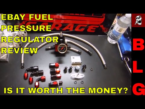 EBAY FUEL PRESSURE REGULATOR INSTALLATION AND REVIEW