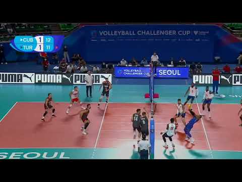 Cuba vs Turkey carried ball