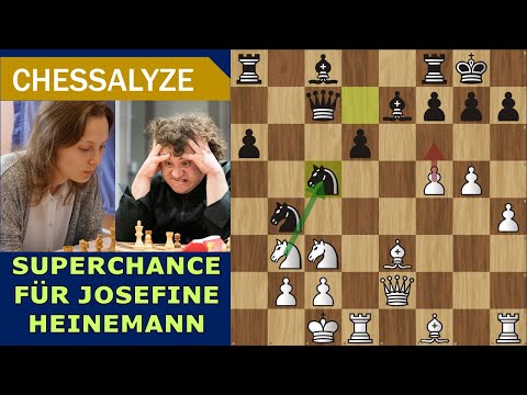 Besiegt Josefine einen Super GM? | Heinemann vs Korobov | Sunway Sitges Open R2