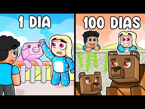 SOBREVIVI 100 DIAS NO ZOOLÓGICO COM MEU NAMORADO!!