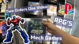 Two orders in one video: Epic Mech Games and RPG Games.