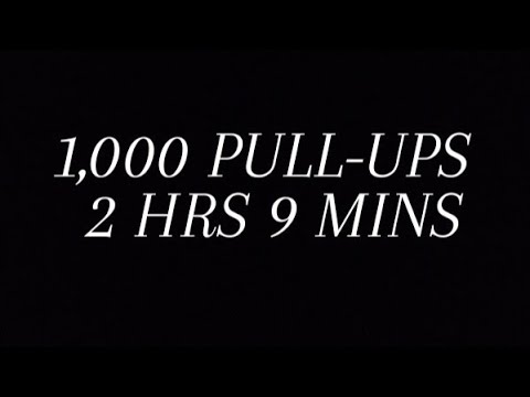 1,000 Pull-ups 2 hrs 9 mins