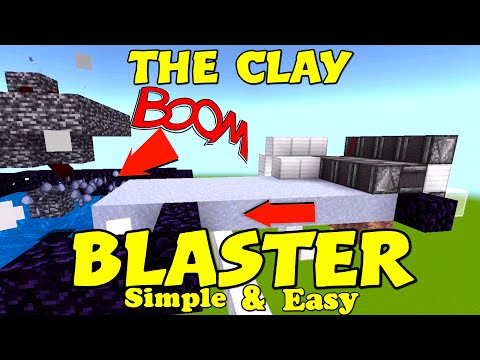 Insane Clay Blaster in Minecraft Bedrock 1.20!!!