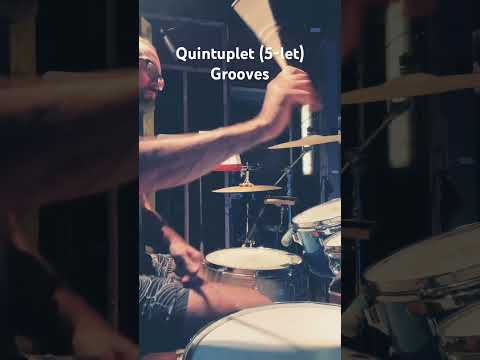 Quintuplet Grooves-  5’s as main subdivision. #drum #groove #loops