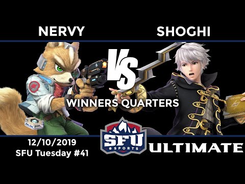 SFU Tuesday #41: Nervy (Pokemon Trainer, Fox) vs Shoghi (Robin, Ike) - Winners Quarters