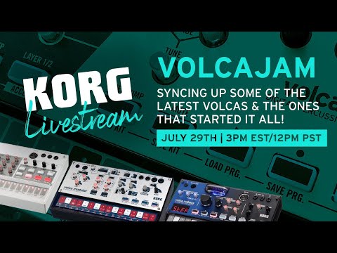Korg Livestream -volcaJAM