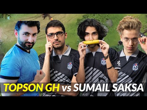 Topson Gh vs Sumail Saksa - It's TRUELY a Try hard game! No Mercy