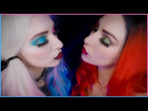 , title : 'POISON IVY and HARLEY QUINN | ASMR KISS'