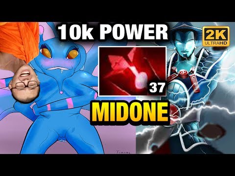 MidOne Power of 10k mmr [Storm Spirit & Puck] Dota 2