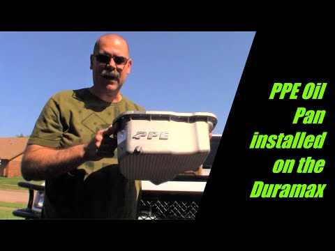 PPE Deep Oil Pan gets installed on my Duramax.