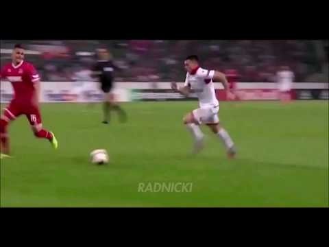 Nemanja Radonjic running at 35km/h