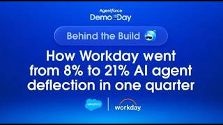 Inside @workday's Journey to 21% Case Deflection | Salesforce Agentforce