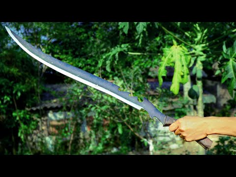 Restoration | Rusty Metal Forged into a Sharpen Long Sword