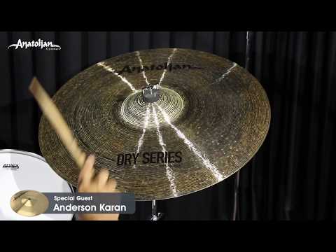 Anatolian Dry Series Thin Ride 22" cymbal sound check