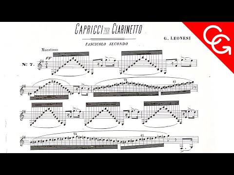 LEONESI - 12 Capricci n. 7 Corrado Giuffredi, clarinet
