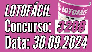 LOTOFÁCIL de hoje 30/09, Resultado Lotofácil de hoje, Lotofácil de Hoje,