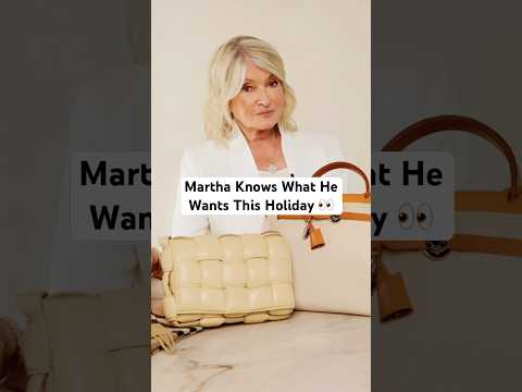 Martha Knows What He Wants This Holiday 👀