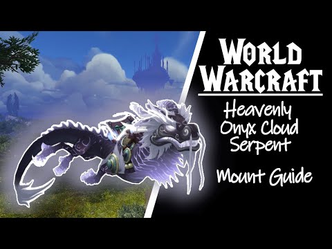 How to get the Heavenly Onyx Cloud serpent Mount guide - Pandaria mount guides