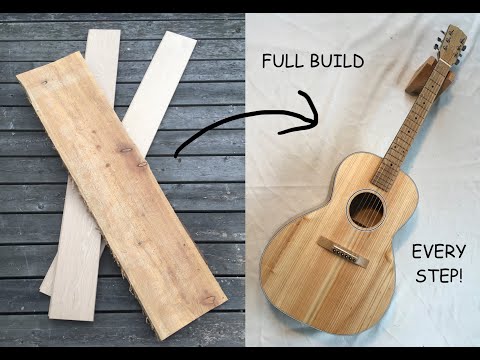 Acoustic Scrap Wood Gibson L-00 style Guitar Full Build