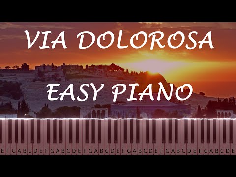 Via Dolorosa | Sandi Patty | EASY PIANO TUTORIAL + SHEET MUSIC by Andantino 4K