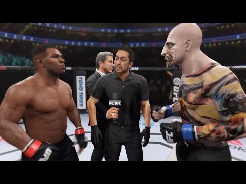 Mike Tyson vs. Evil Destroyer (EA Sports UFC 2) - CPU vs. CPU 🥊