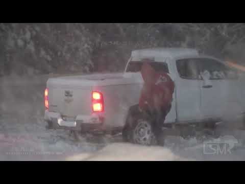 02-07-2021 Bourne, MA - 2+ Inches/ Hour Snowfall Rate - Stranded Motorist - Cape Cod