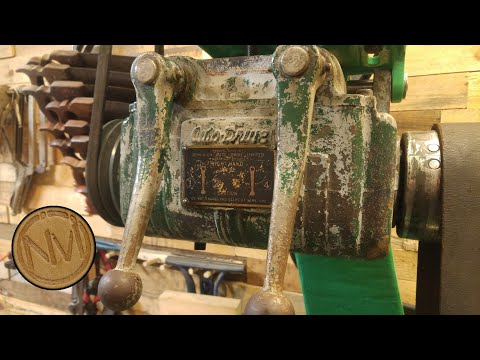 Vintage Lathe Auto-Drive - Running with New Oil