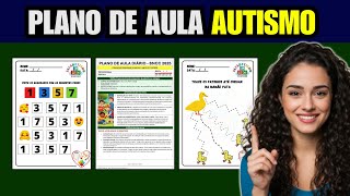 Plano de Aula Pronto Para Autismo PDF e Word [BNCC 2024]