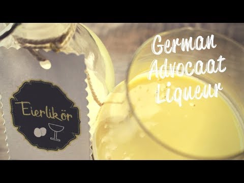 German Egg Liqueur - Advocaat Style