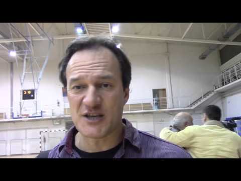 Ivan Smiljanić, trener Srema (KK Pirot - Srem 78:70 05.03.2016.)