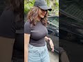 Mrunal Thakur Spotted In Black Dress Vertical Video