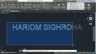AutoCAD 2018 Tutorial for Beginners   87  HOW TO EXPLODE THE TEXT IN AUTOCAD 2018#