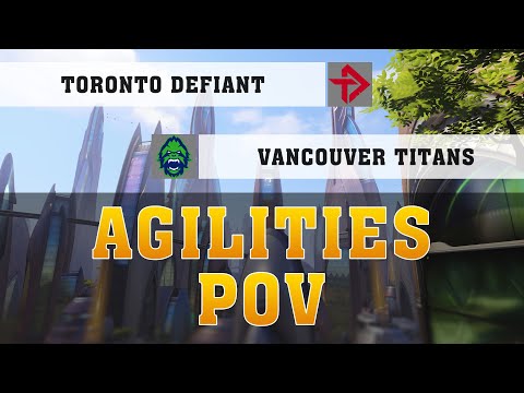 AGILITIES GENJI POV ● Toronto Defiant Vs Vancouver Titans ● [2K] OWL POV