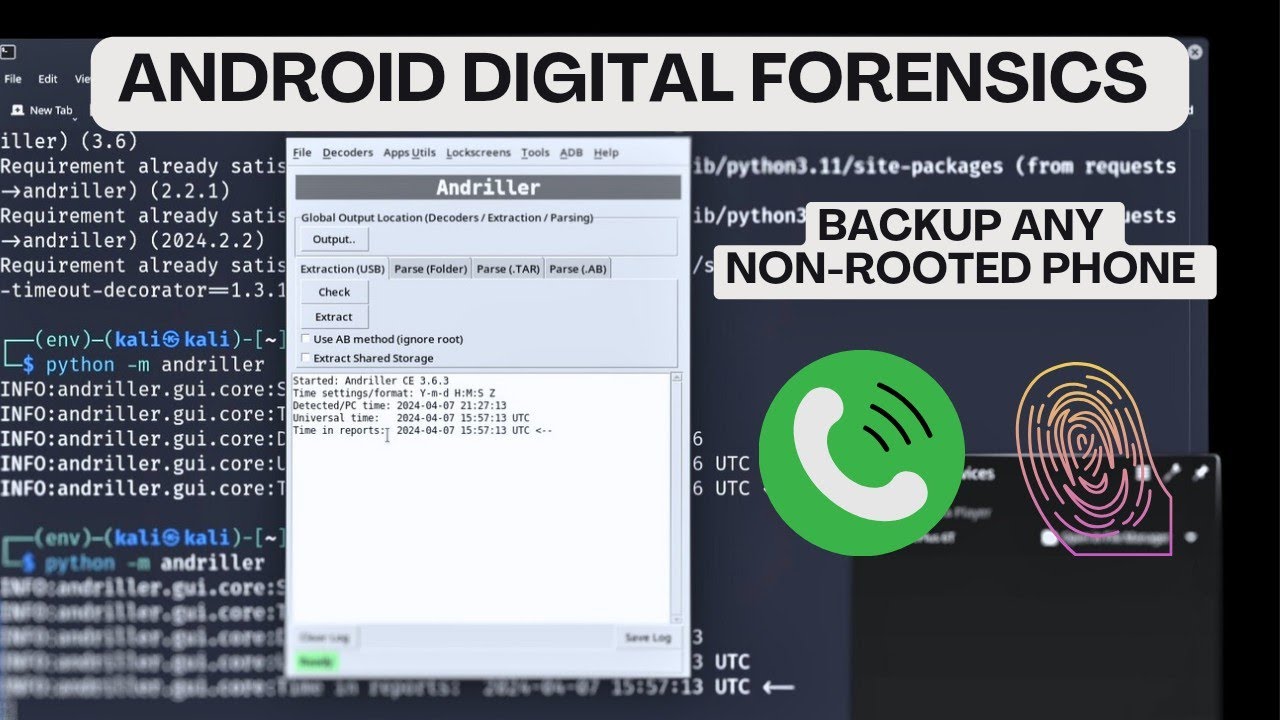 Get Forensic Ready: Install & Use Andriller on Kali for Android Backups