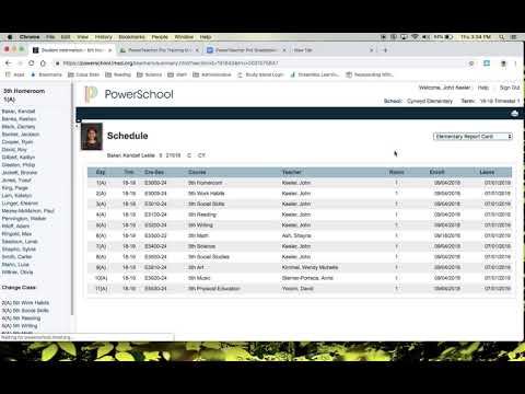 8 PTP Previewing Individual Student Report Card