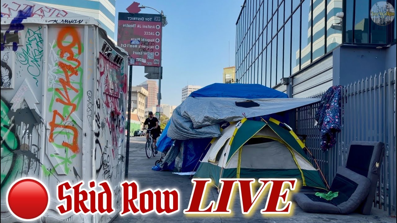 🔴JayWalkin TV is LIVE on Skid Row! ⛺️