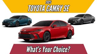 2025 Toyota Camry SE Color Options - Images | AUTOBICS