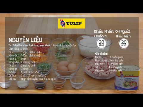 TULIP PREMIUM PORK LUNCHEON MEAT - CƠM CHIÊN THỊT