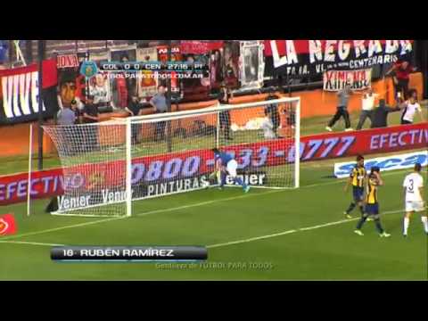 Gol de Ramírez  Colón 1   Central 0  Fecha 5  Torneo Inicial 2013  Fútbol Para Todos