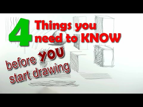 Starting to Draw PART 1 Four Things you Need to create Fantastic Drawings