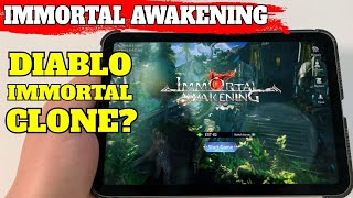 Immortal Awakening - A Free Action RPG on iOS - First Look Gameplay