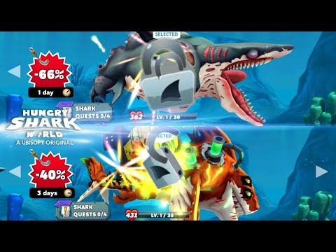 GOT NEW ZOMBIE SHARK 66% OFF AND MELTDOWN SHARK 40% OFF NEW 2024 - Hungry Shark World